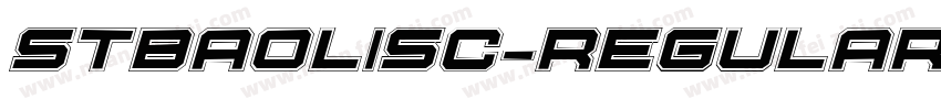 STBaoliSC-Regular S字体转换